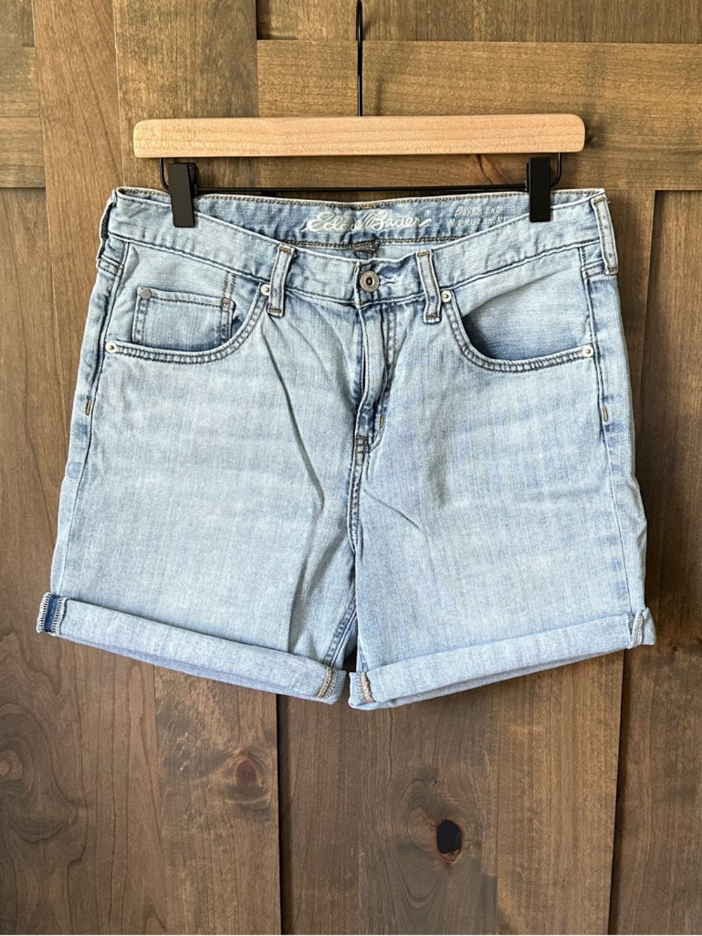 Eddie Bauer Women’s Mid-Rise Boyfriend Fit Jean Short